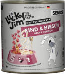  Lucky Jim 6x800g Lucky Jim Senior marha & szarvas nedves kutyatáp