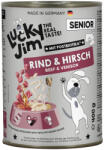  Lucky Jim 6x400g Lucky Jim Senior marha & szarvas nedves kutyatáp