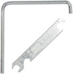 Dedra DEDRA-EXIM Set 2 piese: cheie imbus 4mm, 75x75mm + cheie pentru reglarea feronerie DEDRA 06F400 (06F400) Cheie imbus