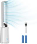 Homcom Răcitor Evaporativ cu Temporizator 15H, 109, 5 cm, Alb