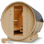 Juskys Finn hordószauna Ø 190 cm kültéri tömörfából 220 cm (32210)