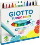 GIOTTO Turbo Maxi Set de markere 5 mm Mix 12 buc (F07620000)