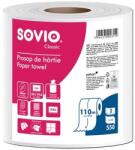SOVIO Törlőpapír, tekercses, 110 m, 20 cm átmérő, 2 rétegű, SOVIO, hófehér (KHH853) - iroda24