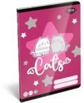 LIZZY Füzet, tűzött, A5, sima, 32 lap, LIZZYSULI, "Kit tok Stars Purrfect", "20-32 (TICLFSA5KS) - iroda24