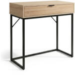 AKORD Furniture Factory AKORD MODENA Loft Konzolasztal 1 Fiókkal 80 cm Sonoma Tölgy Fekete Lábakkal (AKO-KONMODENASONCZA)