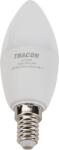 TRACON Tracon LGYC8W Gyertya búrájú LED fényforrás CREE chippel 230V, 50Hz, 8W, 3000K, E14, 710lm, 180°, C37, CREE chip, EEI=F (LGYC8W)