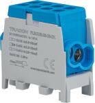 Tracon Electric Tracon FLECUR-25-25-2K Főáramköri leágazó kapocs, sínre, kék, engedélyes 2.5-25mm2, max. 1000VAC/DC, max. 101A (FLECUR-25-25-2K)