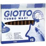 GIOTTO Turbo Maxi Set de markere 5 mm Brown 12 buc (F456016)