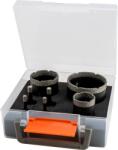TRACON Tracon DHDBSET Gyémánt körkivágó és fúrószár készlet 6mm-2pcs, 8mm-2pcs, 35mm, 50mm, 68mm (DHDBSET)