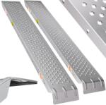 Jurhan Rampe auto pentru urcare MARA, set 2 bucăți, 400kg, 160cm, argintie