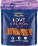 Fish4Dogs Love bețișoare cu somon pentru câini 85 g