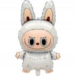 100pa Labubu Fólia Lufi Fehér 64cm Monster Secret Születésnapi Dekoráció La Bubu