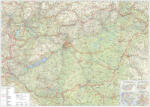 Szarvas/Térkép-Center Kft Magyarország autós térkép, Magyarország közlekedési térkép fóliás, Magyarország falitérkép 1: 450e, 120x86 cm, 2026