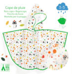 Djeco: Little Big room Esőköpeny - Fák alatt - Undergrowth rain cape - S (DD04671)