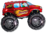 Flexmetal Fólia lufi, TWISTER, piros, kb. 82 cm, csomagolt