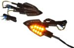 Yamaha Arrow LED irányjelző szett, 4 darabos, fekete, Yamaha MT 125, Tenere 700, Tracer, MT-10, XSR 900, YZF-R 125, XT 1200 típusokhoz Yamaha Elektronika Világítások Indexek (OEM)