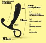  Masaj Prostatic P-Baba Crushious, ABS, Waterproof, Negru, 15 cm