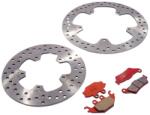 BREMBO RE061 első-hátsó féktárcsa és fékbetét szett Yamaha YZF-R 2008-2013 kompatibilis BREMBO Futómű és fék alkatrészek Fékbetétek (tárcsafék)