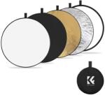 K&F Concept Reflector K&F Concept rotund de 80cm Difuzor de lumina 5 in 1 disc pliabil multi-disc cu geanta de transport KF18.0002