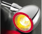 KELLERMANN Bullet 1000 DF LED irányjelző / hátsó lámpa, króm, tiszta üveg, motorkerékpárhoz KELLERMANN Elektronika Világítások Hátsó lámpák