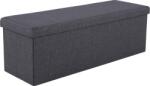 Mobikon Bancuta pliabila material gri Umina 114x38x38 cm (0000191912)