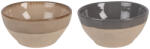 Clayre & Eef Set 2 boluri portelan multicolor (2) Ø 14x6 cm / 450 ml (6CEPUS0001)