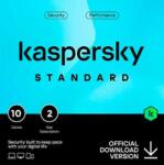 Kaspersky STANDARD 10 Dispozitive 2 Ani Licență Electronică (KL1939XCCDS)