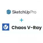 SketchUp Pro + Chaos V-Ray - Abonament 1 An (7747204)