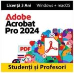 Adobe Acrobat Pro 2024 studenți și profesori Desktop Windows + macOS Licență 3 Ani (30006883)