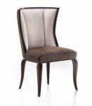 Settimo Scaun dining Valenza din lemn, tapitat, in stil contemporan italian (EU413)