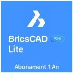 BricsCAD Lite V26 1 Utilizator 1 An Licență Electronică (LIT-SU-SUB-NEW-NA-1Y)