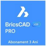 BricsCAD PRO V26 1 Utilizator 3 Ani Licență Electronică (PRO-SU-SUB-NEW-NA-3Y)