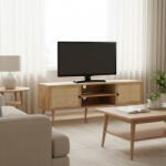 FDY Comoda TV Oslera, culoare sonoma, 150 x 39 x 49 cm - finday - 716,82 RON