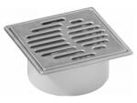 Covernit Scurgere de pardoseală dreaptă cu grătar din inox 150 x 150 mm (TER01-1315GIT)