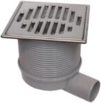 Covernit Scurgere de pardoseală laterală telescopică cu grătar din inox 115 x 115 mm (TER07-1340IP)