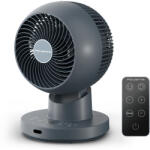 Rowenta Ventilator pentru birou Rowenta Turbo Silence Compact 3D QV2540F1, 22 W, 3 moduri automate, 12 trepte de viteza, telecomanda inclusa, oscilatie multidirectionala, oprire automata, design compact, alba Ventilator