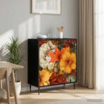 vidaXL Bufet GENNEP Stejar Negru 69 x 33 x 76 cm Lemn prelucrat GartenMobel Dekor (8006935) Comoda
