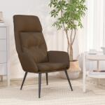 vidaXL Scaun de relaxare, maro, piele întoarsa artificiala GartenMobel Dekor (341279)