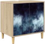 vidaXL Dulap de Baie RAALTE Sonoma 60 x 40 x 60 cm Lemn prelucrat GartenMobel Dekor (8007392)