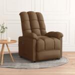 vidaXL Fotoliu rabatabil electric, maro, material textil GartenMobel Dekor (3073752)