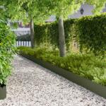 vidaXL Margine pentru gazon 10 pcs 103 x 25 cm Otel Verde masliniu GartenMobel Dekor (8008702)
