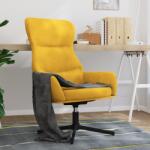 vidaXL Scaun de relaxare, galben mustar, catifea GartenMobel Dekor (341115)
