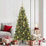 vidaXL Brad de Craciun artificial cu ramuri articulare Verde 180 cm GartenMobel Dekor (3397416)