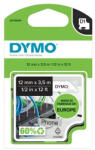 DYMO Feliratozógép szalag Dymo D1 flexibilis ID S0718040/16957 12mmx3, 5m, fekete/fehér (980240)