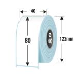 Value 40 mm x 80 mm Papír Tekercses etikett címke Fehér (1000 címke/tekercs) (40X80CIMKE)