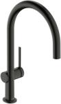 Hansgrohe Talis M54 - Mosogatócsaptelep, csiszolt fekete króm 72804340 (72804340)