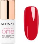 NEONAIL Ready In One 3in1 UV Gel Polish lac de unghii sub forma de gel cu pulbere de diamante culoare 11 One Classic Red 7.2 ml