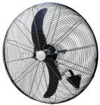 EUROLAMP Ventilator de perete 180W/230V, diametru 66 cm, negru, cu telecomandă (EU0729) Ventilator