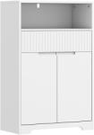 HomCom Dulap de sub Attributebaie Compact cu Sertar, 60x30x80 cm, Alb | Aosom Romania (834-955V00WT)