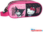 Hello Kitty & Kuromi 2 rekeszes tolltartó 23 cm (JAV_MSL704939)